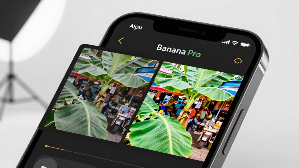 แต่งรูประดับโปรฟรี! AI Nano Banana Pro บน Aipu.app แสดงผลก่อน-หลังแต่งภาพบนมือถือ