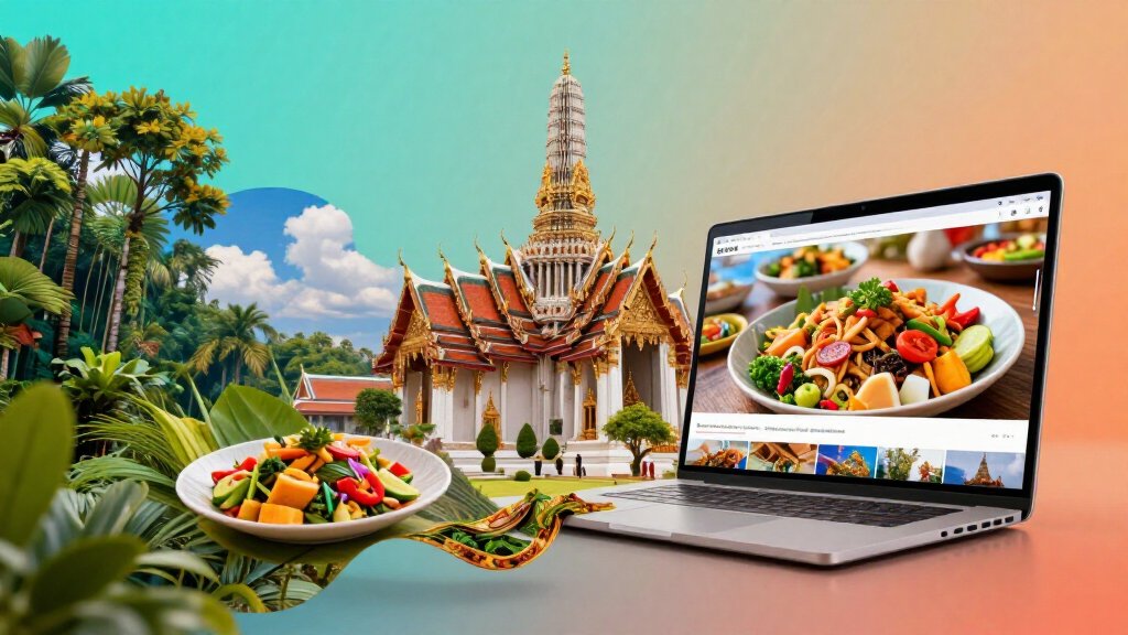 เปลี่ยนรูปเป็นวิดีโอด้วย Sora 2 ฟรี ที่ Aipu.app: ภาพวัดไทยไหลเป็นเฟรมวิดีโอ